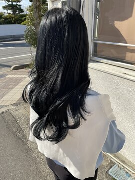 ボアップ 新居浜店(boappu) #艶髪#ブルーブラックカラー