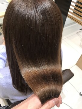 アニュー 北浦和店(ANEW) 《髪質改善》ツヤツヤ×ミディアムベージュ