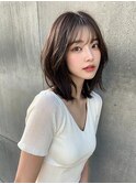 20代30代40代シアーカラーエアリーカール美髪レイヤーセミディ