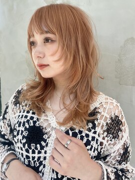 ビュートリアム 南青山(BEAUTRIUM) 顔周りレイヤーウルフレイヤーカット イルミナカラー表参道青山