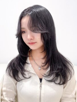 ベレーザ 渋谷(BELEZA) 9612髪質改善内巻きシャギーレイヤーロング韓国ワンホンヘア