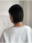 切りっぱなしヘイリーボブ