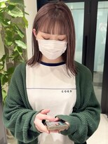 ヨーク(YOKE)&nbsp;【YOKE】マロンブラウンマロンベージュオリーブベージュボブ