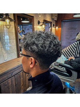 ジョイボックス 東三国店(JOYBOX) ビジネスパーマ×シャドーフェード