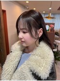 顔まわり・似合わせカット おくれ毛