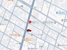 ソルメゾン(Sol.Maison)の雰囲気（11番が当店の駐車場になります♪）