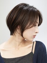 表参道白髪ぼかし髪質改善カラーウルフショートボブ40代50代60代