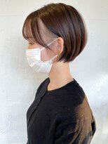 シオン(shion)&nbsp;おくれ毛ホワイトベージュショートボブ_ba370031