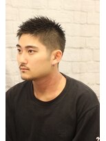 グレイスフルバーバー 赤坂見附店&nbsp;ヒゲにも合う！ビジネスマンにも！ソフトモヒカン【床屋】