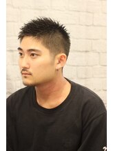 グレイスフルバーバー 赤坂見附店 ヒゲにも合う！ビジネスマンにも！ソフトモヒカン【床屋】