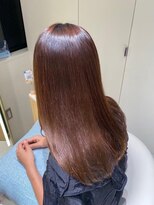 コンティロミー(CONTI ROMMY.)&nbsp;フェミニンロング酸性ストレート髪質改善ココアブラウン◎本厚木