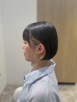 ソイクフ 四条大宮店(SOY-KUFU)&nbsp;20代30代40代◎似合わせカットインナーカラーボブ暗めカラー