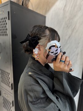 ヴァイス 渋谷店(VAICE) ライブ前ヘアセット/お団子アレンジ/お団子ツイン