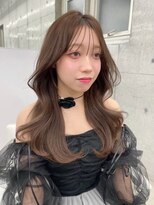 フォンズ(FONS)&nbsp;シースルー前髪　くびれヘア　くびれ内巻き