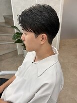 シエテ 津田沼(Siete)&nbsp;MEN’S HAIR/ブルーブラック/フェザーパーマ/津田沼