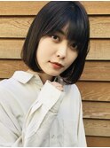 黒髪で小顔◎誰でも”可愛い”を演出！大人気イノセントボブ☆