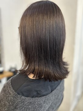 サイン ヘア イノベーション(sign HAIR INNOVATION) トレンドのロブスタイルで、こなれ感を。