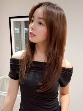 ケーツー エソラ池袋店(K-two) レイヤーカット*ストレートヘアー*ロングヘア*髪質改善*顔周り