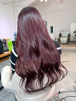 リルーム(re-room)&nbsp;ブリーチなしダブルカラー/チェリーレッド/艶髪