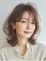 ハーツ(Heart's)&nbsp;大人ミディアム　白髪ぼかし　脱白髪染めハイライト40代50代60代