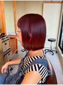 【山本智文】暖色ミニマムボブ