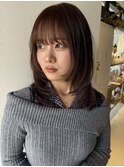 顔周りレイヤーカット