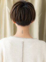 カバーヘア ブリス 北浦和(COVER HAIR bliss)&nbsp;ミルクティーベージュイメチェン刈り上げショートX北浦和30代