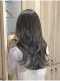 ブリーチなしグレージュカラー×レイヤーカットでイメチェンヘア