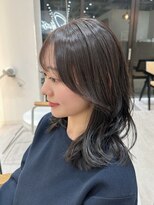 ジーナ 吉塚(Zina)&nbsp;顔周りカット×くびれミディアム【福田】吉塚美容室 髪質改善