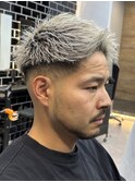 外国人風短髪フェード