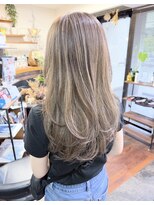 ヘアスタジオハレ(hair studio HALE) ブリーチ1回ミルクティーカラー◎やわらかレイヤーカット◎