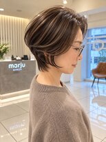マージュ ギンザ(marju GINZA)&nbsp;《40代50代に白髪ぼかしショート》