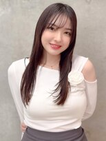 オーブヘアー ユエル 札幌澄川店(AUBE HAIR uel)&nbsp;20代・30代_韓国_セミロング