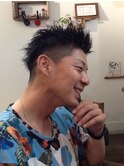 大人ツーブロック