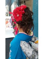 ラテ(Latte ～hair～)&nbsp;成人式アップスタイル