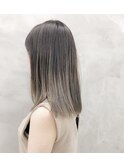 【SUN】ポイントブリーチグラデーショングレージュ＊
