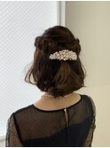 結婚式お呼ばれヘアアレンジ