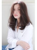 シアベージュ＿グレージュ＿センターパート☆