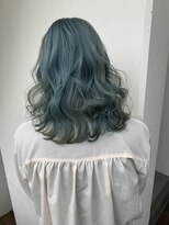 サロンドミルク 溝の口店(salon de MiLK) 派手髪!サファイアブルー!