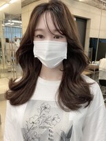 フォンズ(FONS)&nbsp;オルチャンヨシンモリ　流れる顔まわり　ココアブラウン