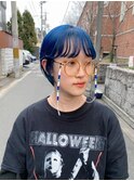 blue short