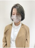 オリーブグレージュ×パラボブ HAZEL博多
