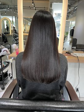 サロンドミルク 新百合ヶ丘店(salon de MiLK) 癖でお悩みの方におススメなストレートヘア【新百合ヶ丘】