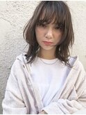 段が可愛い☆レイヤーミディ外ハネ