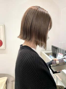 バブ バイネオリーブ(Bab by neolive) マロンベージュ☆切りっぱなしボブ