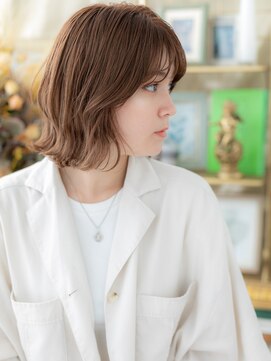 カバーヘア ブリス 川口(COVER HAIR bliss) シースルーバング外国人風くびれボブウルフa川口20代30代40代