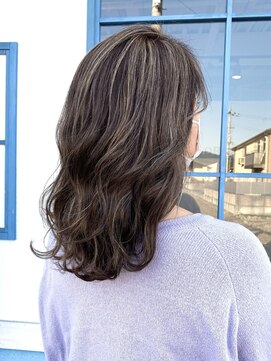 ヘアーメイク コラソン(hair make corazon) 似合わせカットメルティカラー着物フェミニンロング