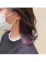 イオエ 岡本(ioe)&nbsp;イメチェン/フルバング/似合わせ/レッドブラウン/デジタルパーマ