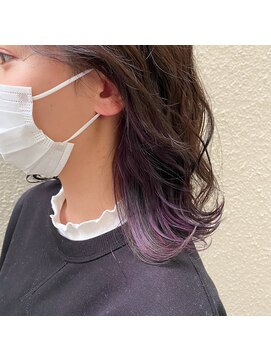 イオエ 岡本(ioe) イメチェン/フルバング/似合わせ/レッドブラウン/デジタルパーマ