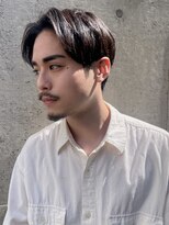 ロンド アンブル 四条烏丸(Lond ambre) 【Lond ambre】アッシュブラックマッシュパーマウルフ